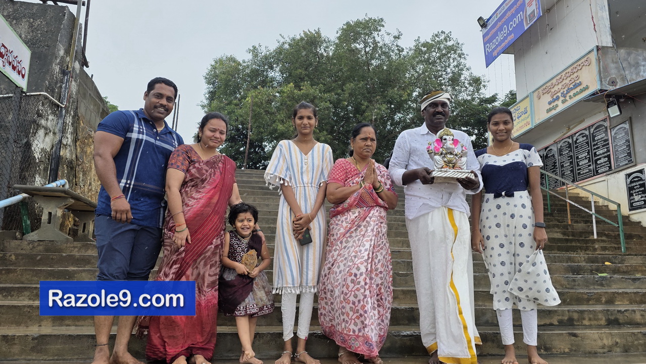 Razole Taluka Ganesh Nimajjanam
